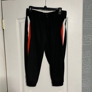 Softball pants - elastic waistband and cuffs